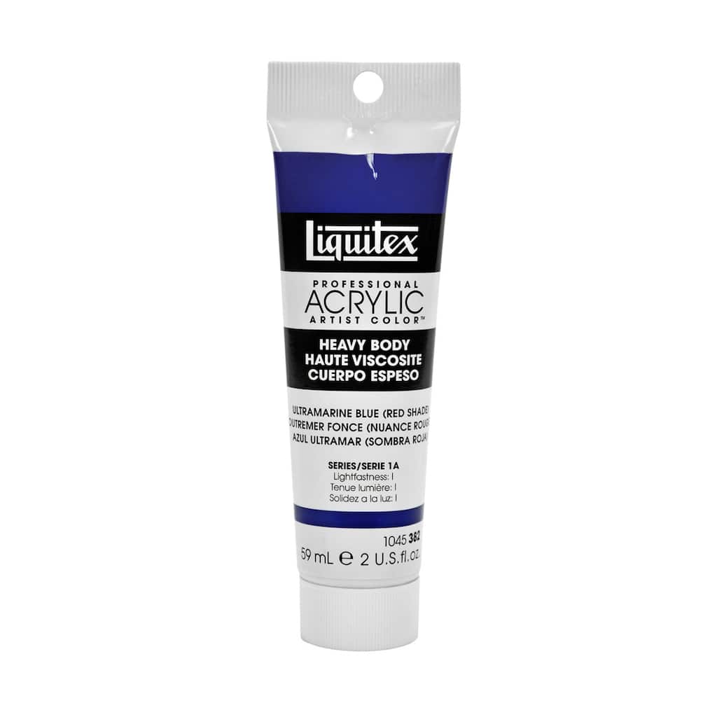 Liquitex Heavy Body Acrylic 2oz Ultramarine Blue Red Shade